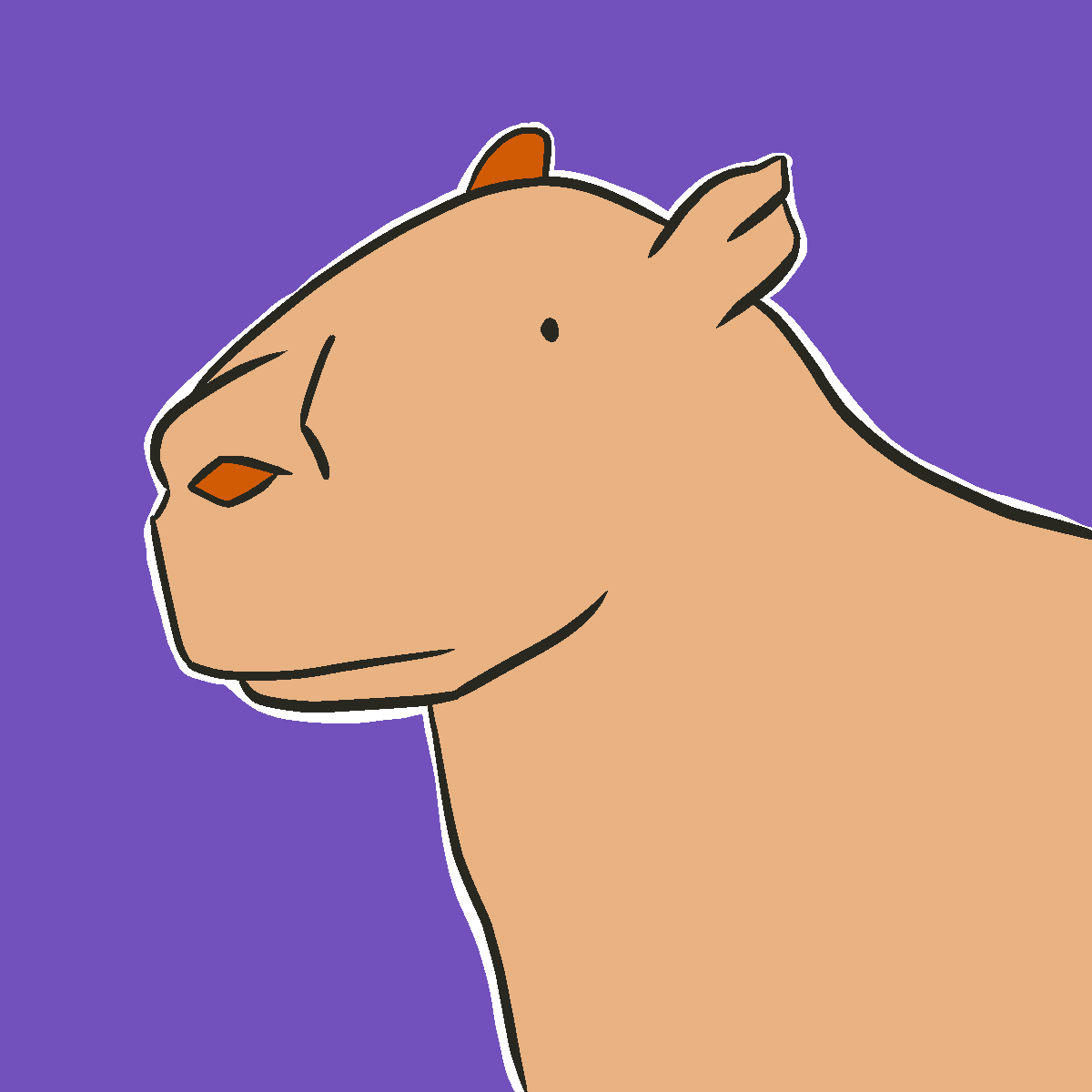 Capybara Sticker